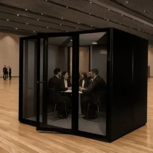 Soundproof Meeting Pod for 4–5 People