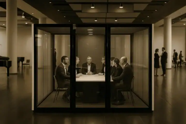 Soundproof cabin for productive discussions in shared office – KB Housing