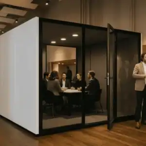 Soundproof Meeting Pod for 5–7 People